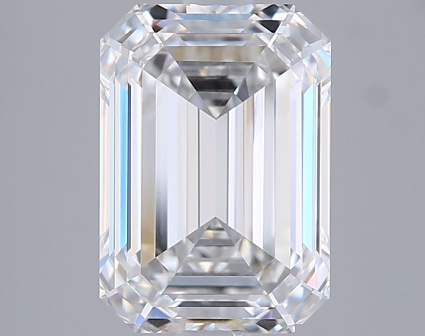 2.78 Carat F-VVS2 Emerald Lab Diamond