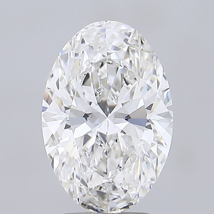 3.02 Carat F-VVS1 Oval Lab Diamond