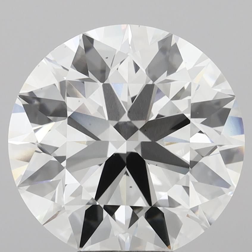 7.02 Carat F-VS2 Round Lab Diamond