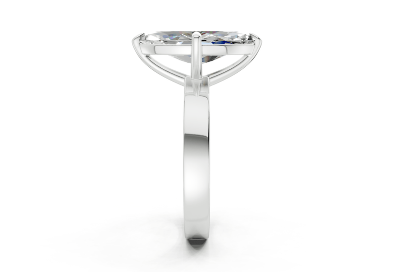 Aspen Diamond Solitaire Marquise Cut 3mm Engagement Ring - Ring Premier