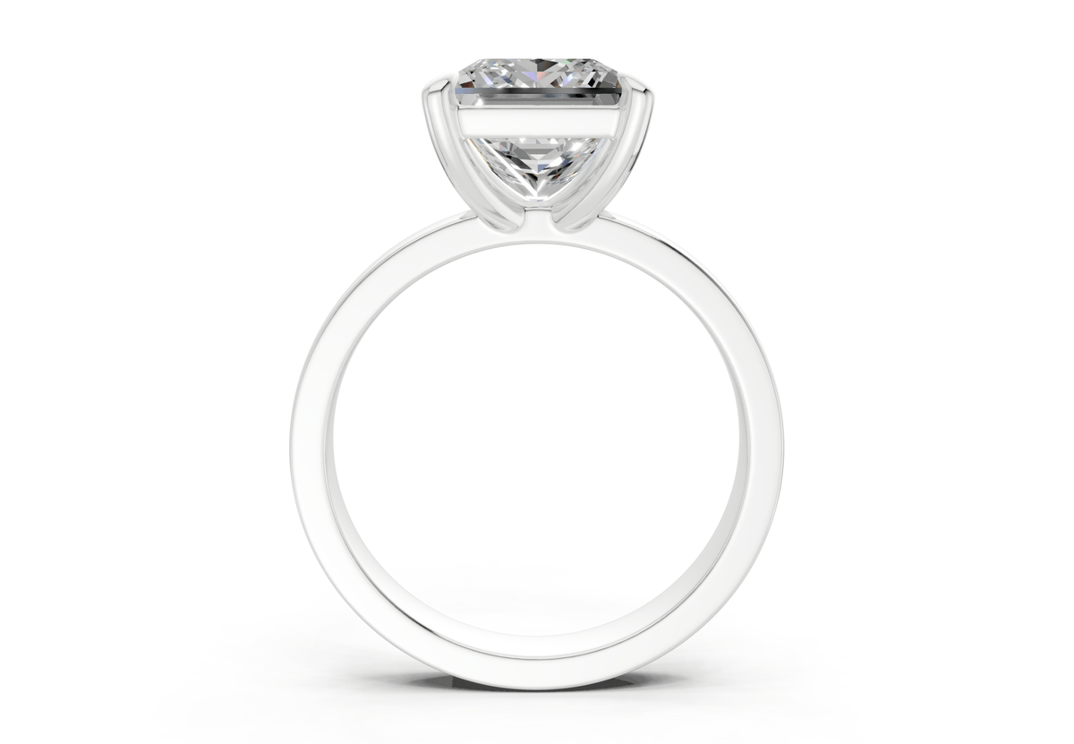 Aspen Diamond Solitaire Princess Cut 3mm Engagement Ring