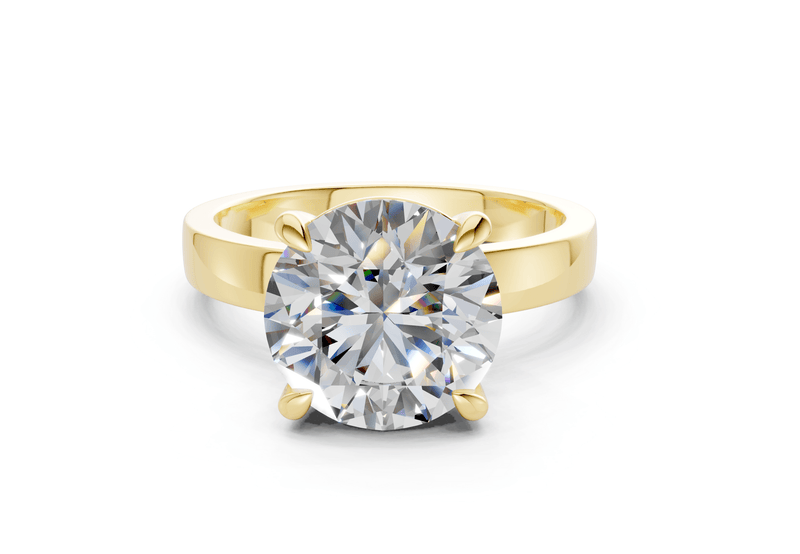 Aspen Diamond Solitaire Round Cut 3mm Engagement Ring
