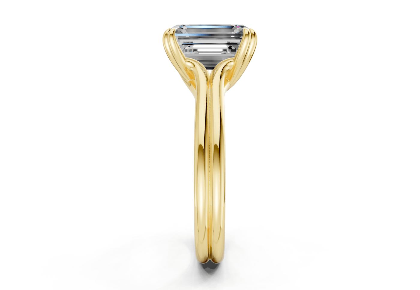Audrey Diamond Solitaire Emerald Cut 3.1mm Engagement Ring