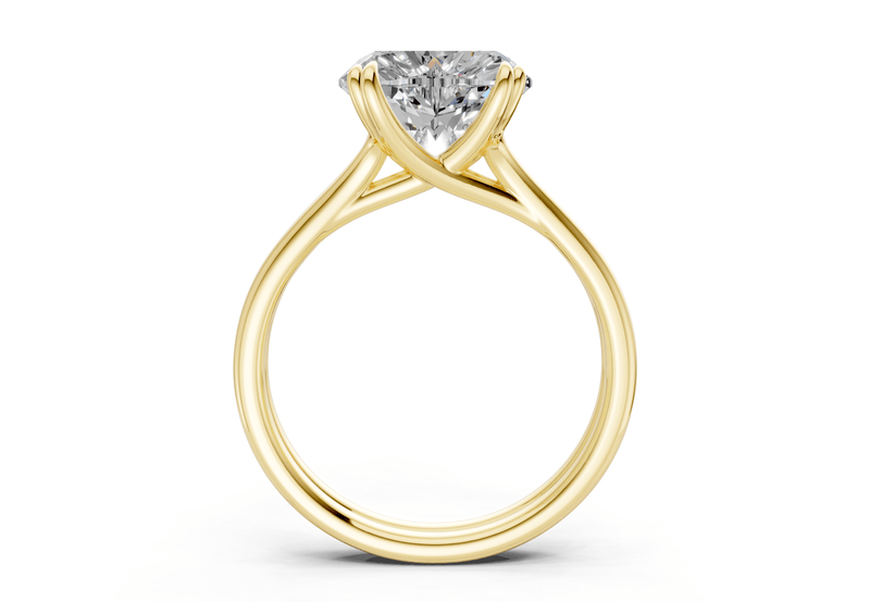 Audrey Diamond Solitaire Heart Cut 3.1mm Engagement Ring