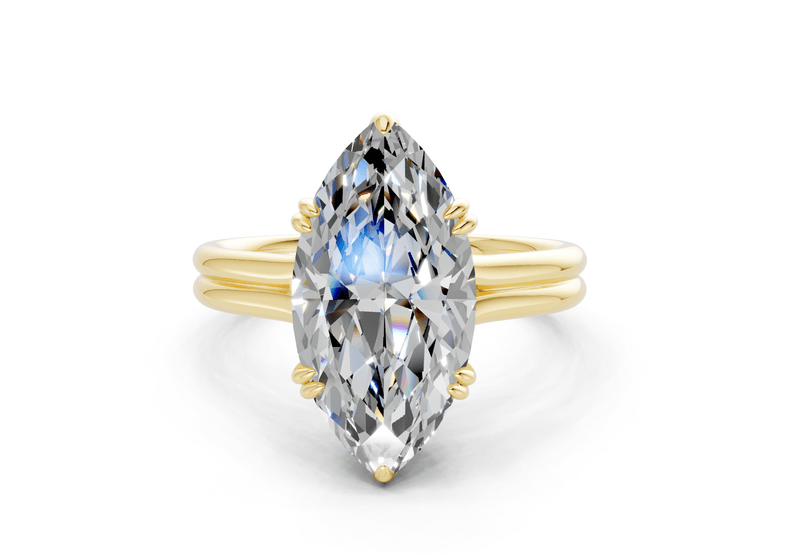 Audrey Diamond Solitaire Marquise Cut 3.1mm Engagement Ring