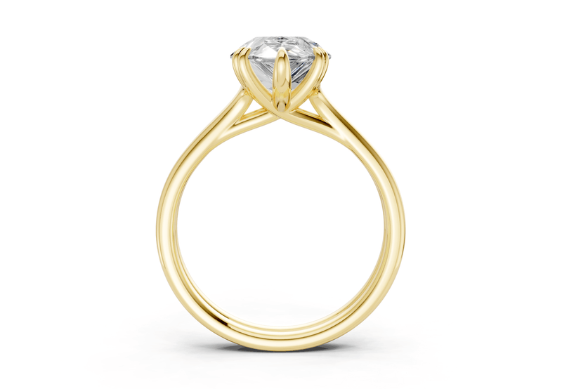 Audrey Diamond Solitaire Pear Cut 3.1mm Engagement Ring