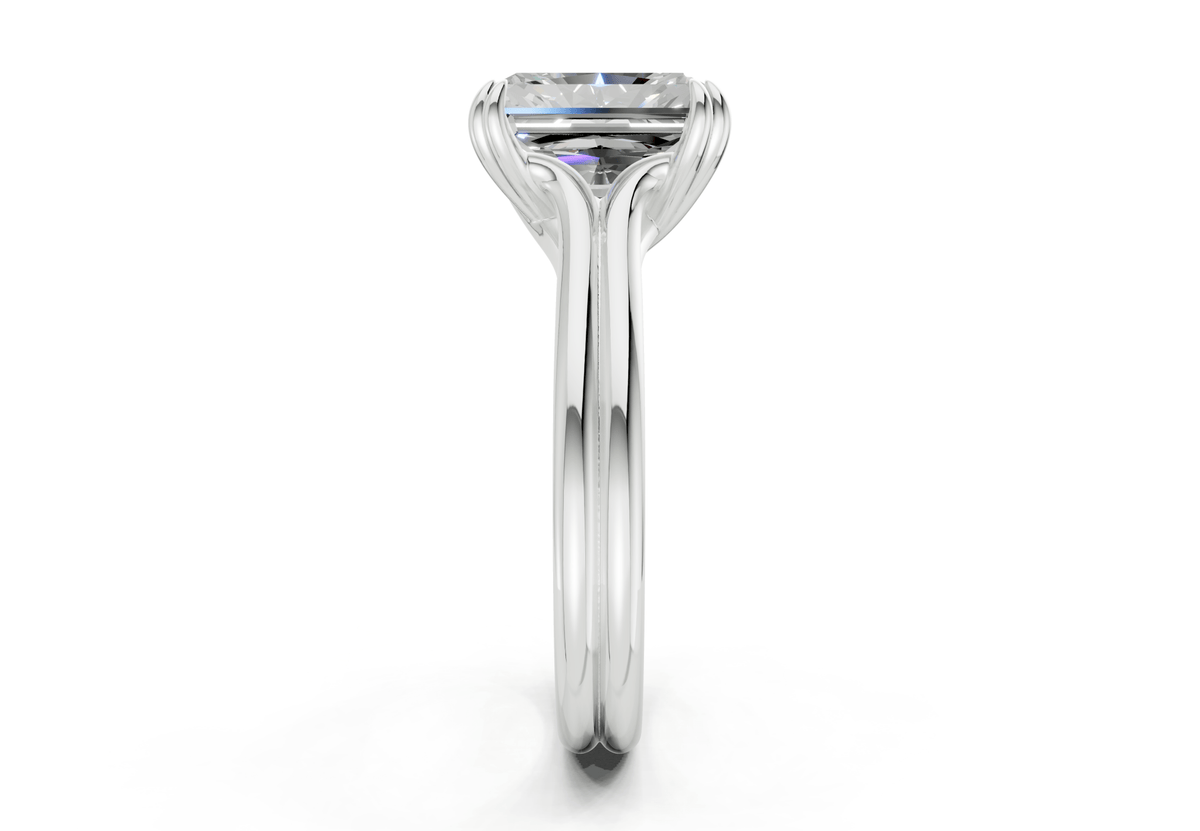 Audrey Diamond Solitaire Radiant Cut 3.1mm Engagement Ring