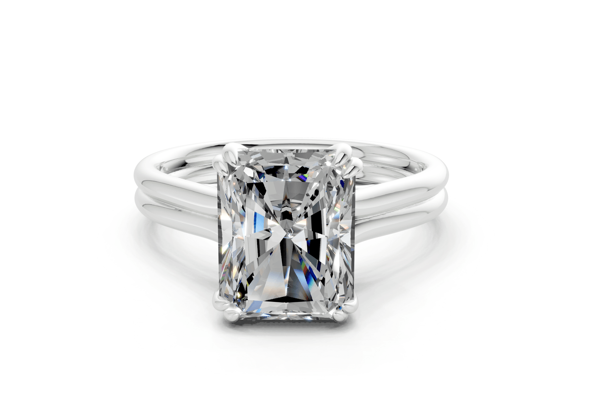 Audrey Diamond Solitaire Radiant Cut 3.1mm Engagement Ring