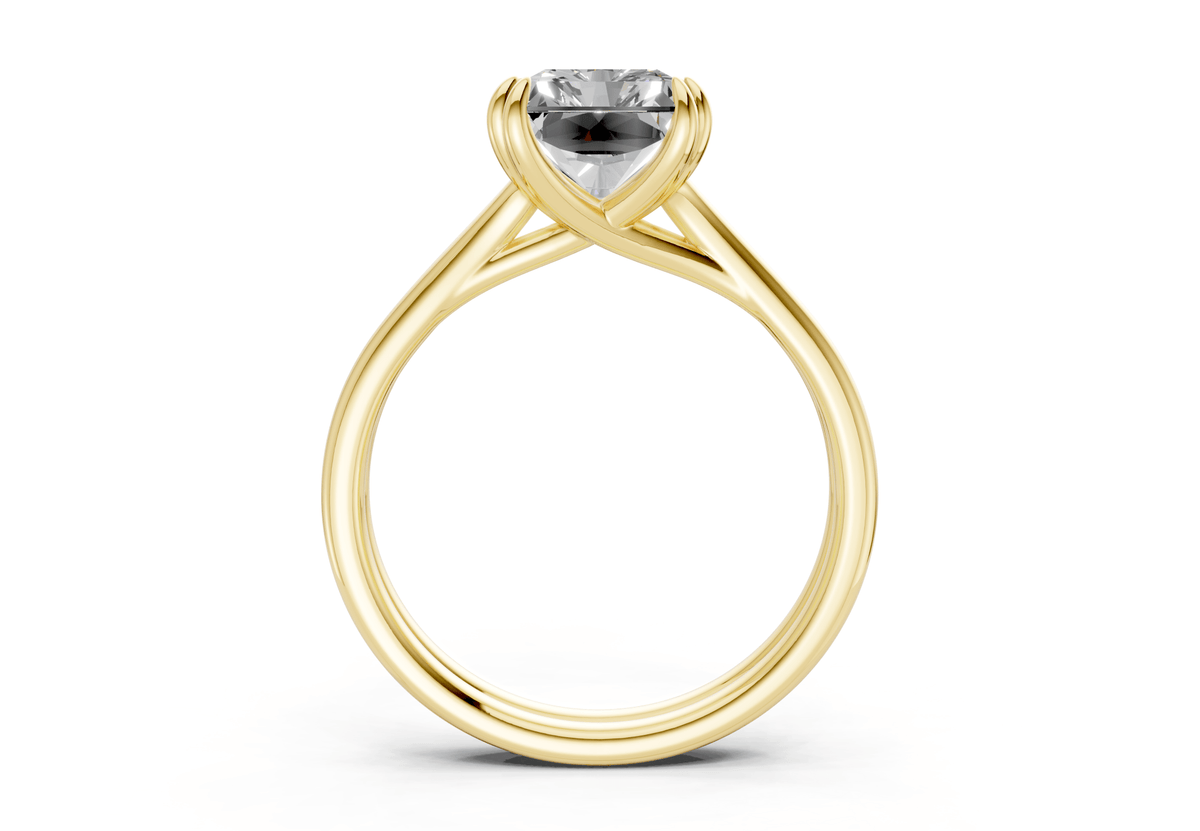 Audrey Diamond Solitaire Radiant Cut 3.1mm Engagement Ring