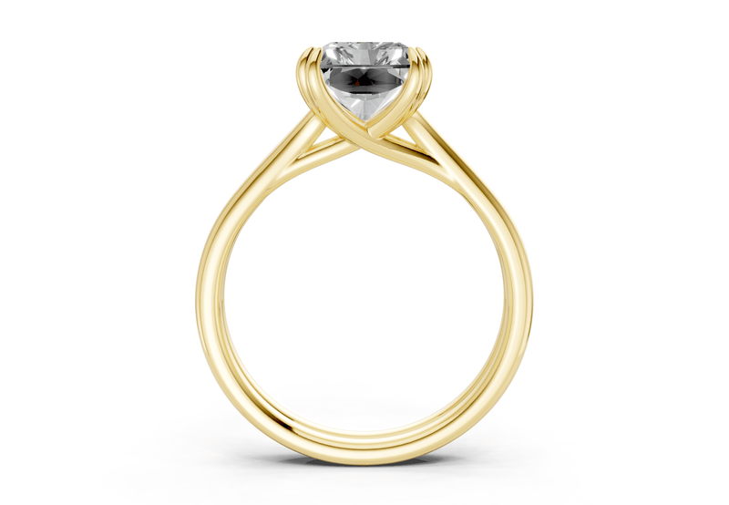 Audrey Diamond Solitaire Radiant Cut 3.1mm Engagement Ring