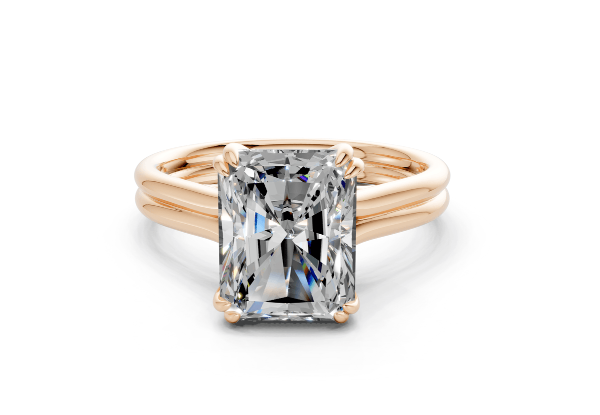 Audrey Diamond Solitaire Radiant Cut 3.1mm Engagement Ring