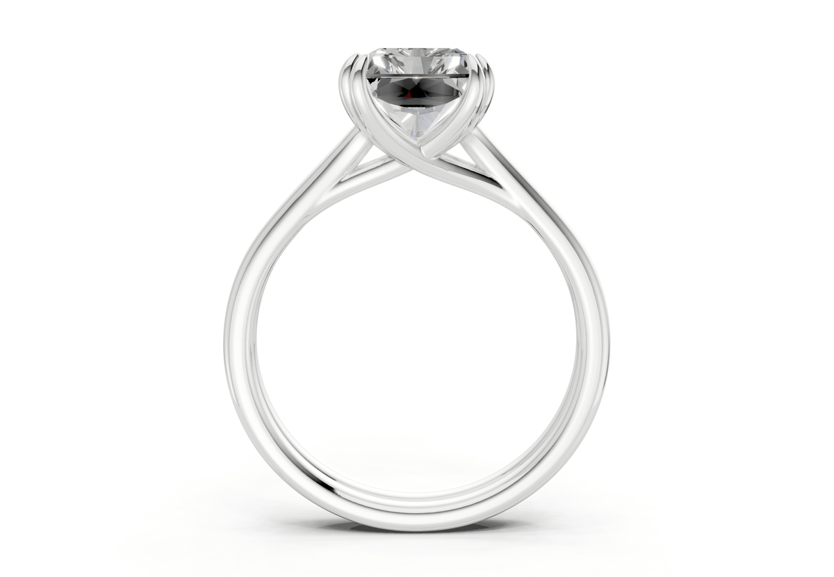 Audrey Diamond Solitaire Radiant Cut 3.1mm Engagement Ring