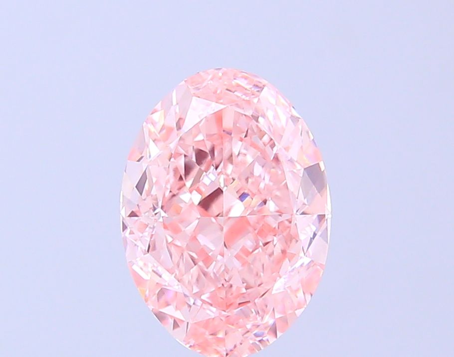 3.1 Carat Oval Cut Fancy Pink