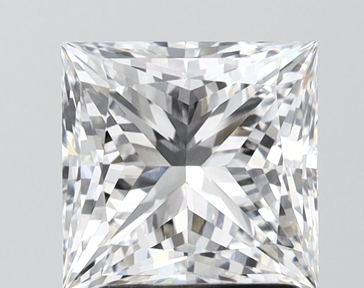 2.42 Carat D-VVS2 Princess Lab Diamond