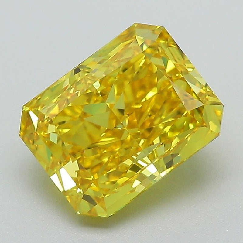3.01 Carat Radiant Cut Fancy Yellow
