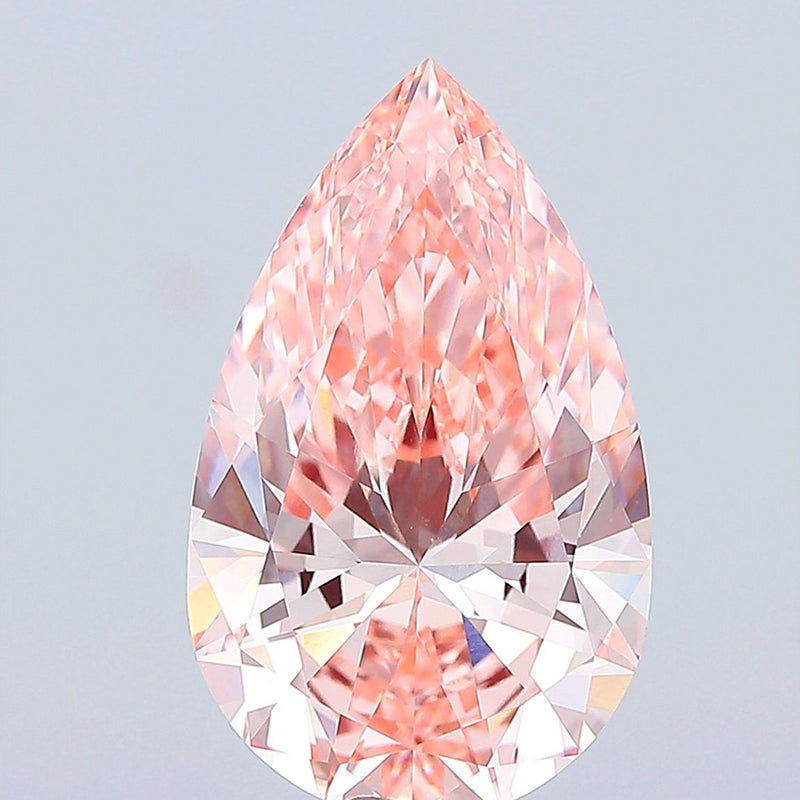 10.03 Carat Pear Cut Fancy Pink