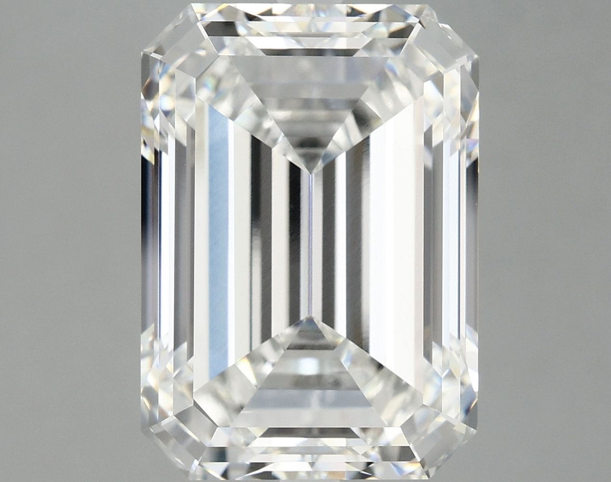 10.06 Carat F-VVS2 Emerald Lab Diamond