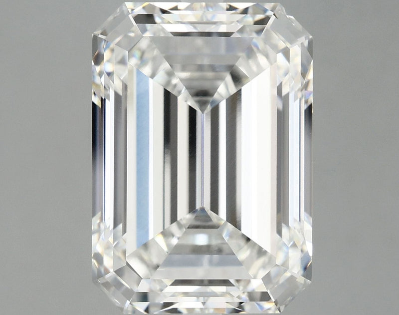 10.06 Carat F-VVS2 Emerald Lab Diamond
