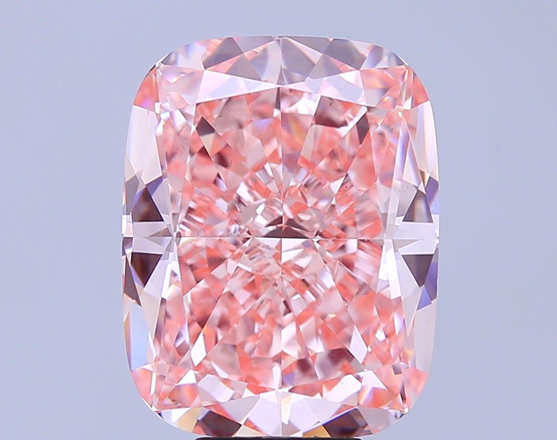 10.03 Carat Cushion Cut Fancy Pink