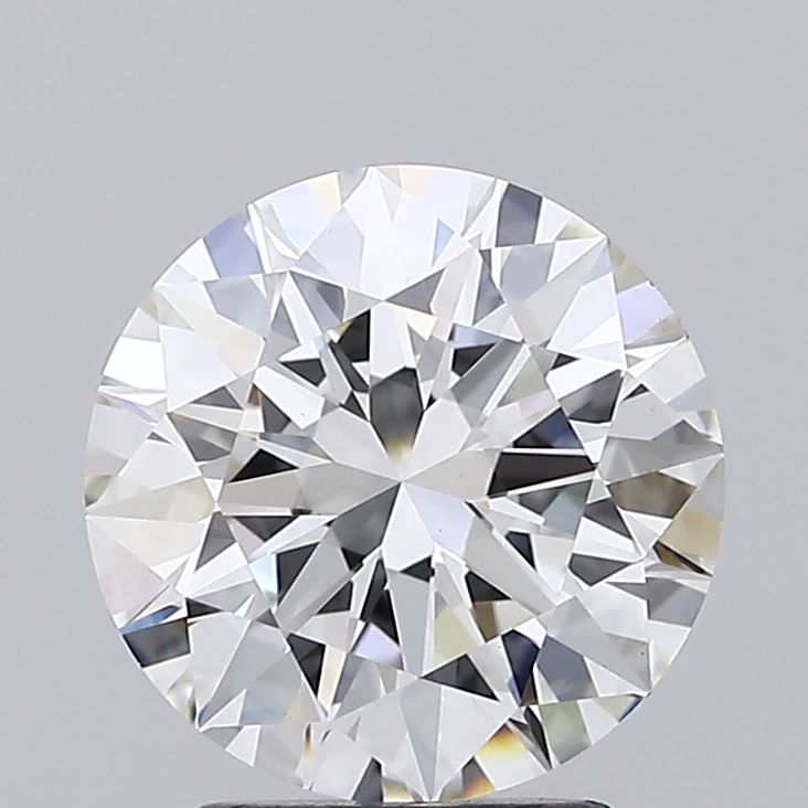 2.84 Carat F-VVS2 Round Lab Diamond