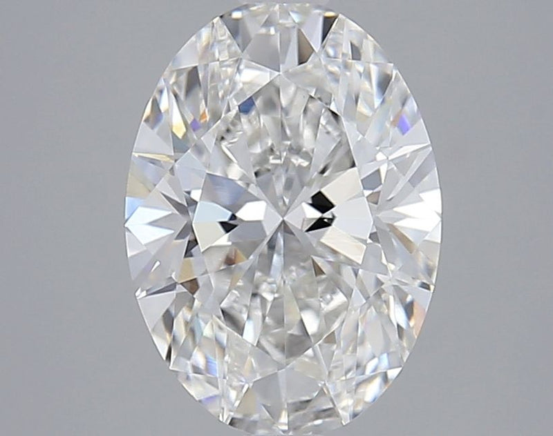 2.56 Carat F-VVS2 Oval Lab Diamond