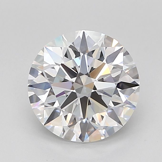 2.52 Carat D-IF Round Lab Diamond