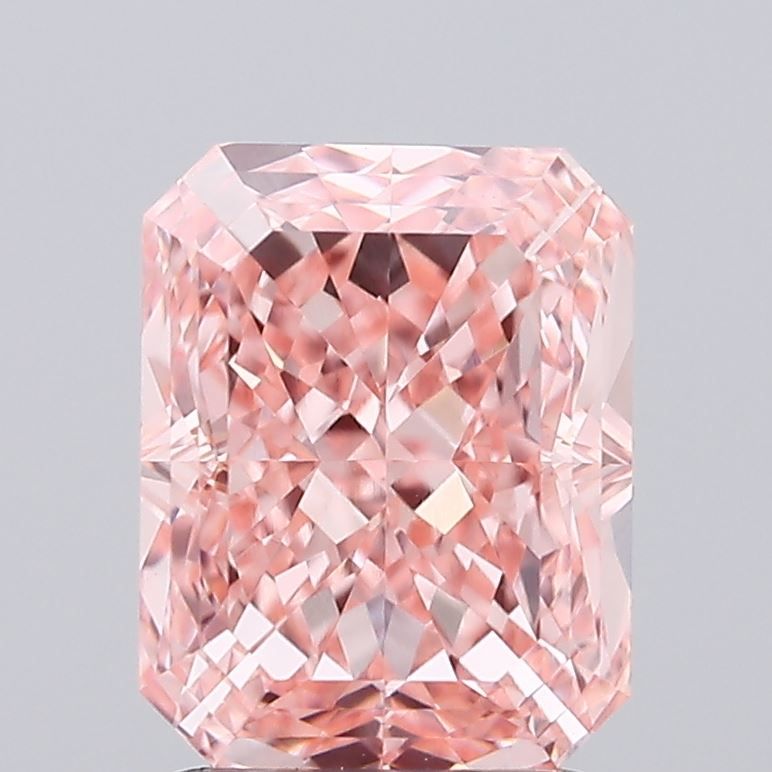 2.09 Carat Radiant Cut Fancy Pink