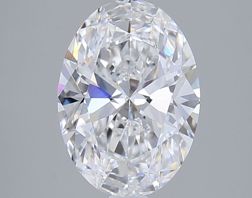 2.07 Carat D-VVS2 Oval Lab Diamond