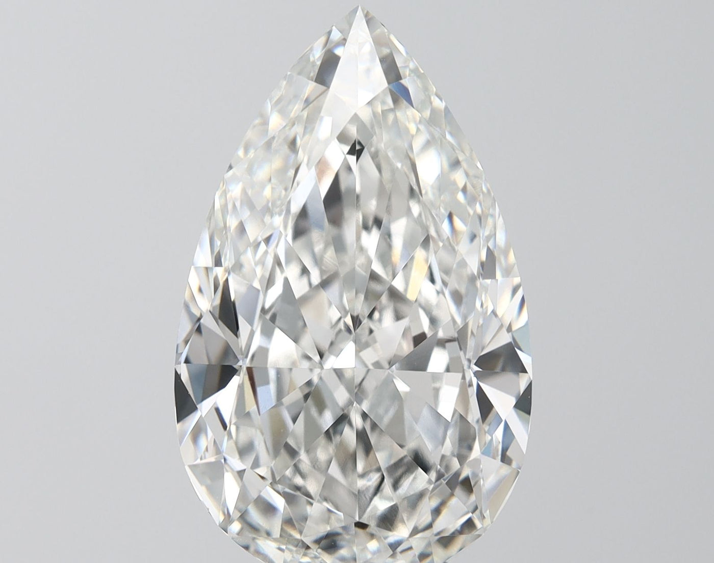 12.09 Carat G-VVS2 Pear Lab Diamond