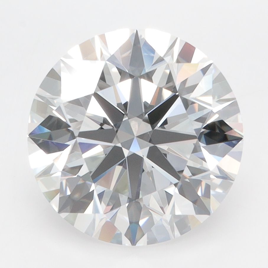 3.90 Carat D-IF Round Lab Diamond