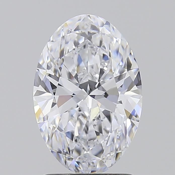 1.72 Carat D-VVS2 Oval Lab Diamond