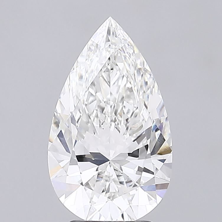 3.08 Carat E-VS1 Pear Lab Diamond