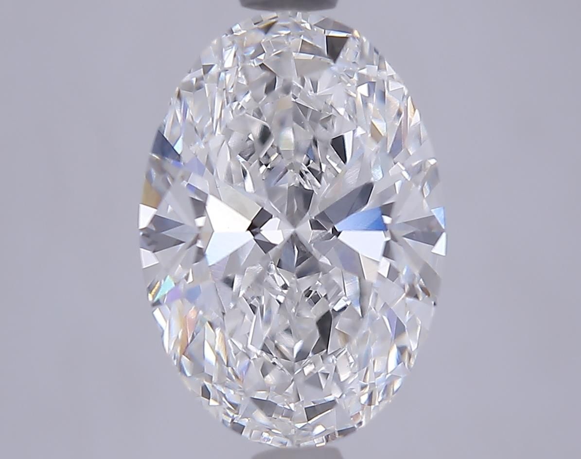 4.09 Carat D-VVS2 Oval Lab Diamond