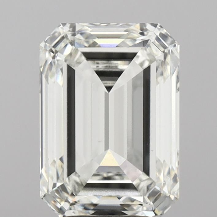 4.21 Carat G-VVS2 Emerald Lab Diamond