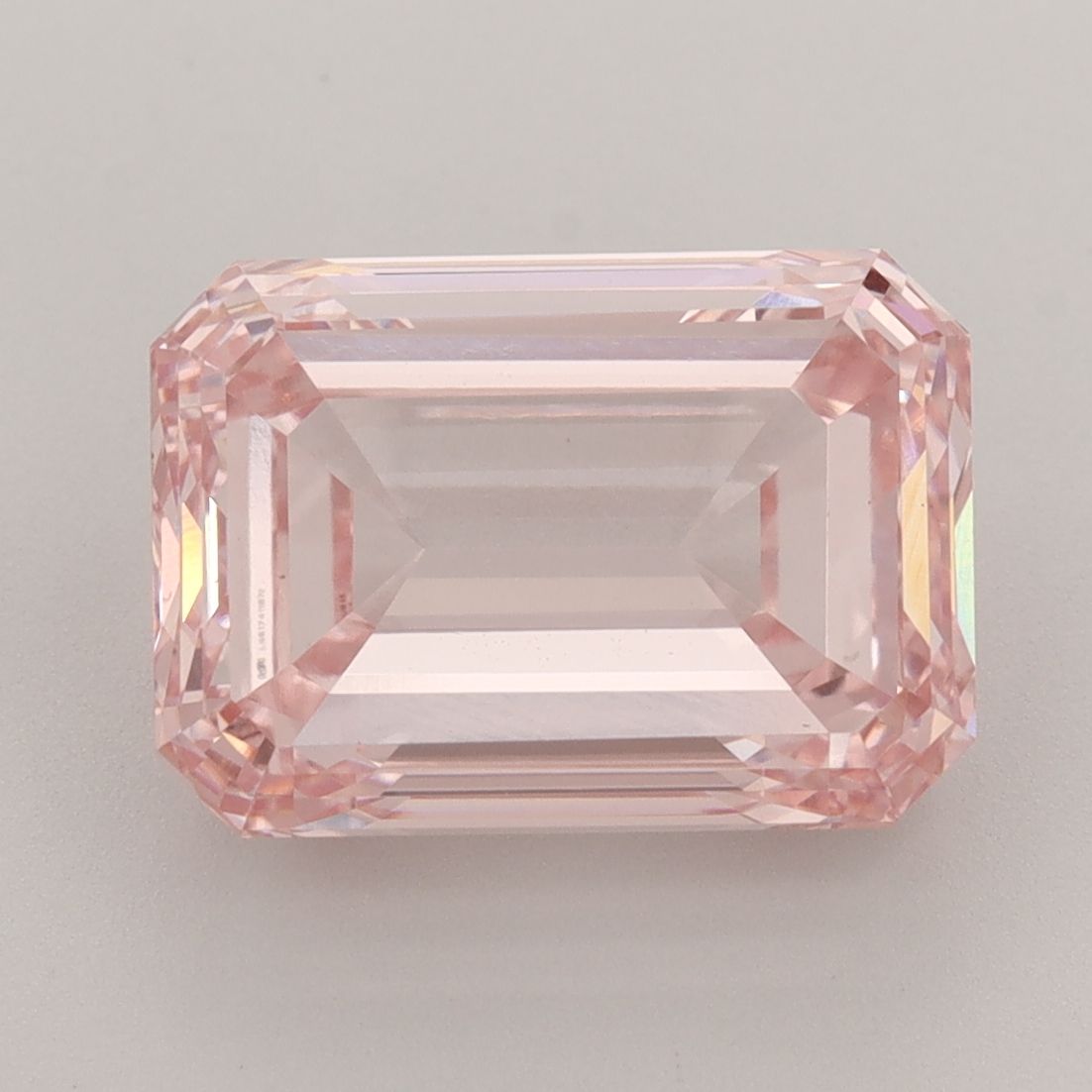 5.90 Carat Emerald Cut Fancy Pink
