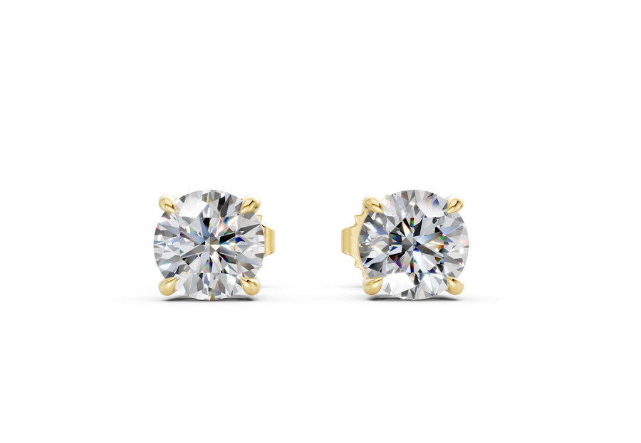 Geneva Classic Diamond Round Cut Studs