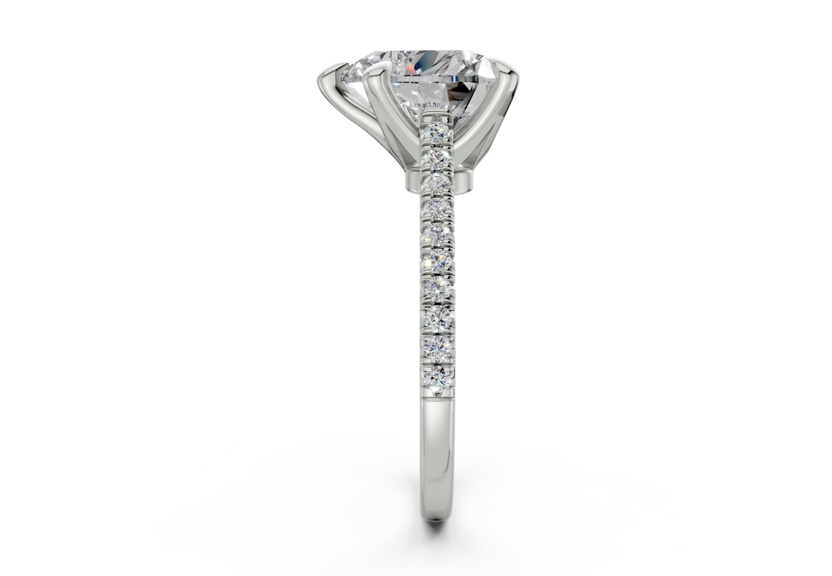 The West Village Pavé Engagement Ring