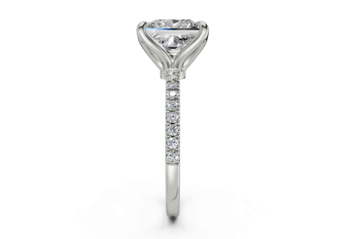 The Arbor Pavé Engagement Ring