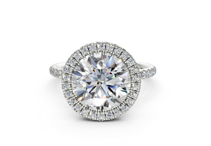 The Majestic Halo Engagement Ring