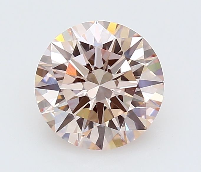 2.01 Carat Round Cut Fancy Pink