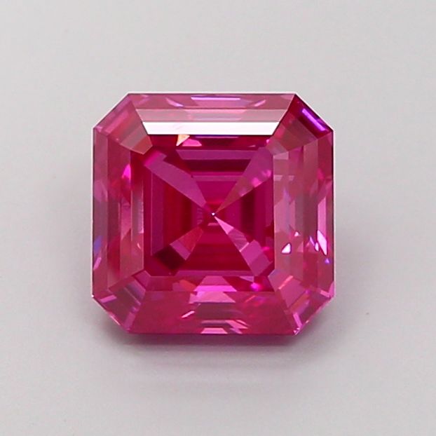 3.02 Carat Asscher Cut Fancy Pink