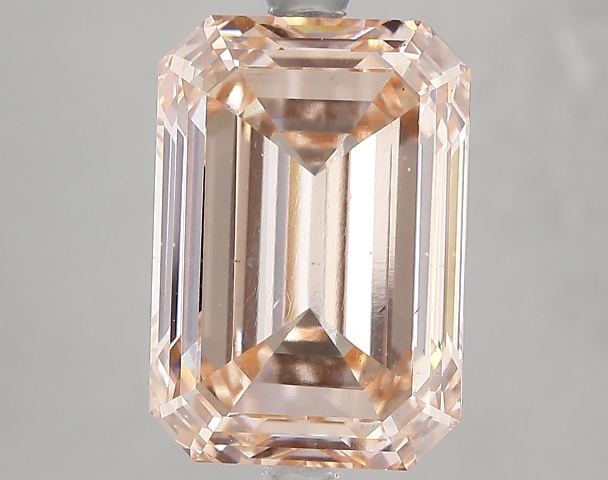 7.11 Carat Emerald Cut Fancy Pink