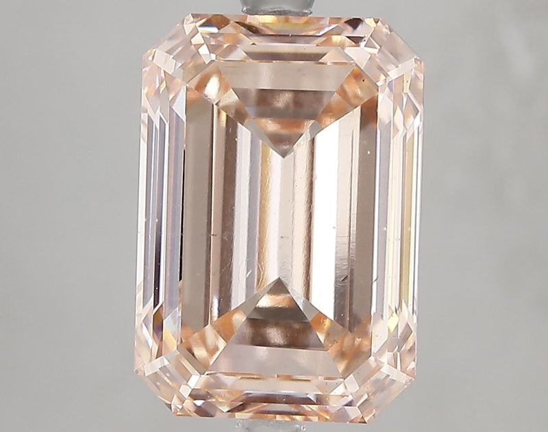 7.11 Carat Emerald Cut Fancy Pink