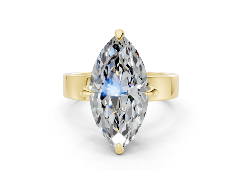 Echo Diamond Solitaire Marquise Cut 4mm Engagement Ring