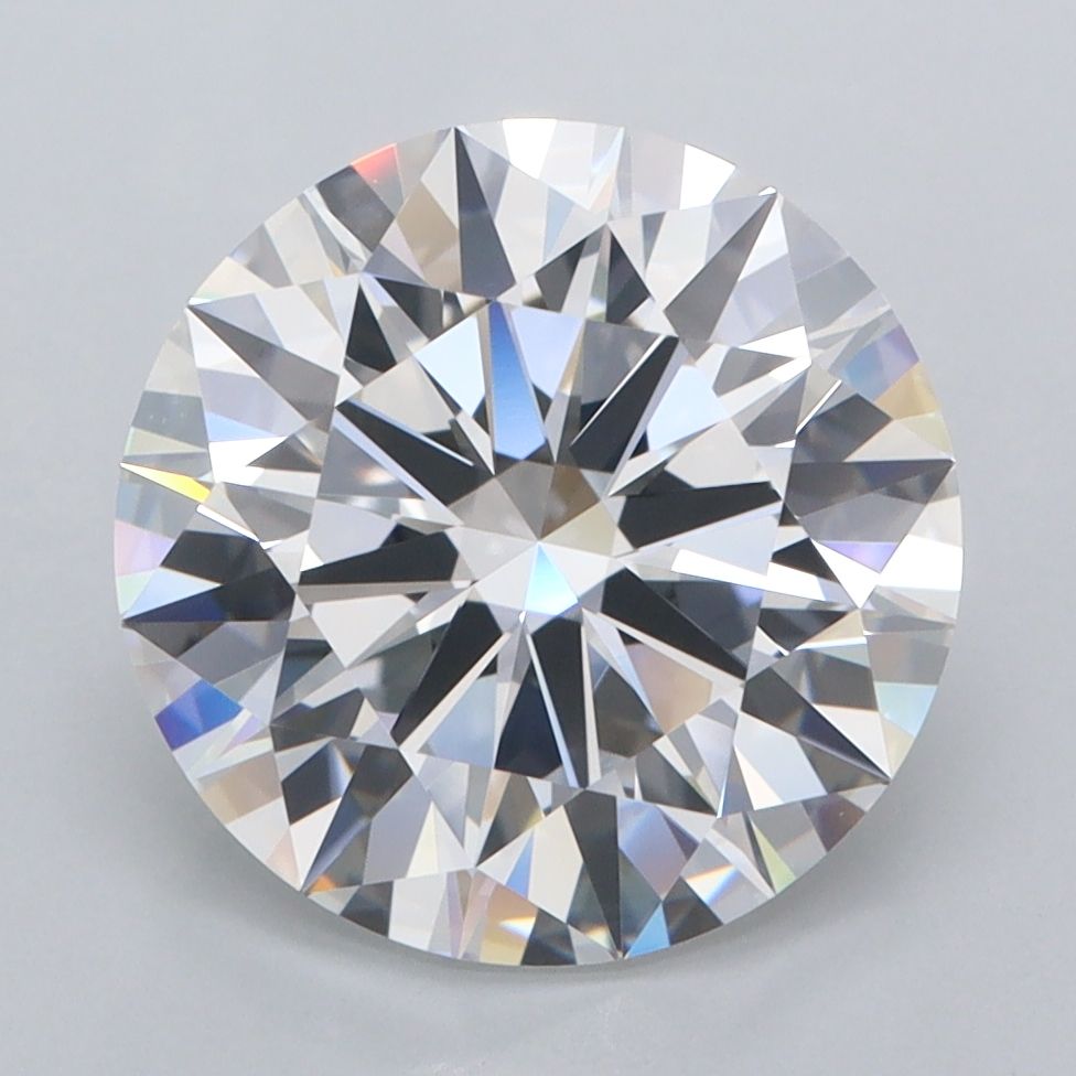 3.76 Carat D-FL Round Lab Diamond