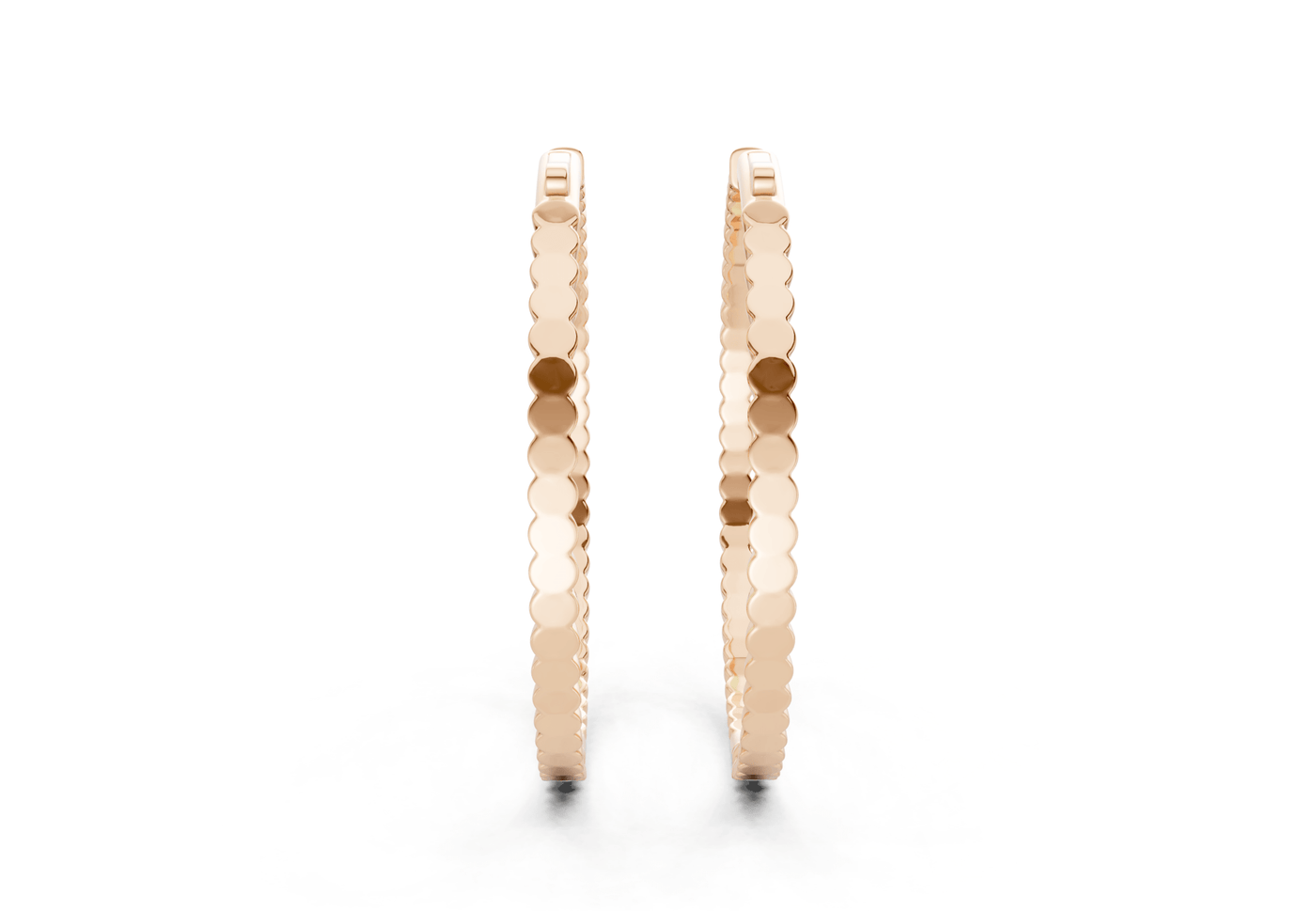 Elegant Inside-Out Diamond Hoop