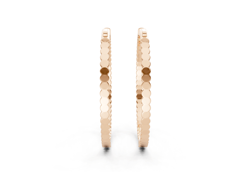 Elegant Inside - Out Diamond Hoop - Ring Premier