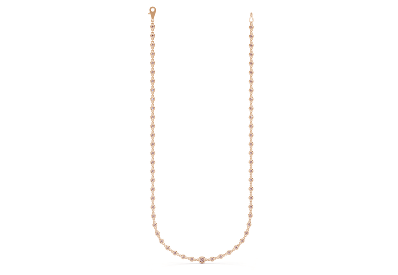 Eternal Pink Diamond Stationed Necklace 2 Carat Total Wt. - Ring Premier
