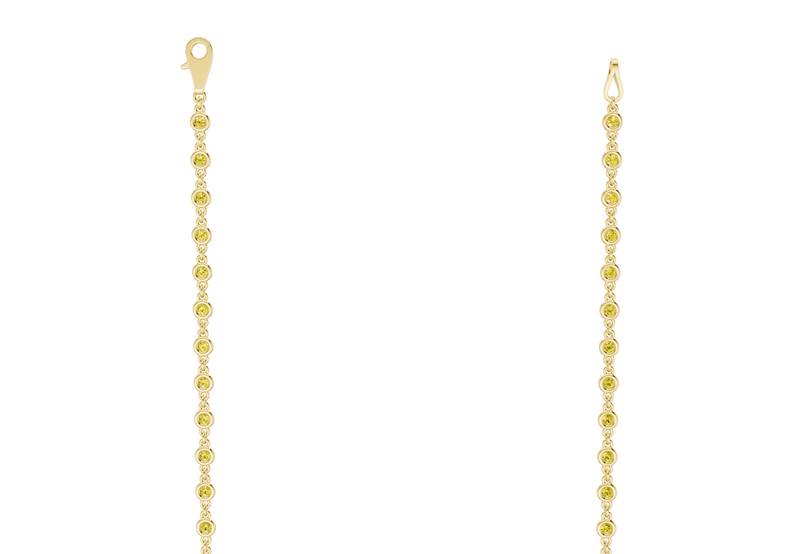 Eternal Yellow Diamond Stationed Necklace 2 Carat Total Wt. - Ring Premier