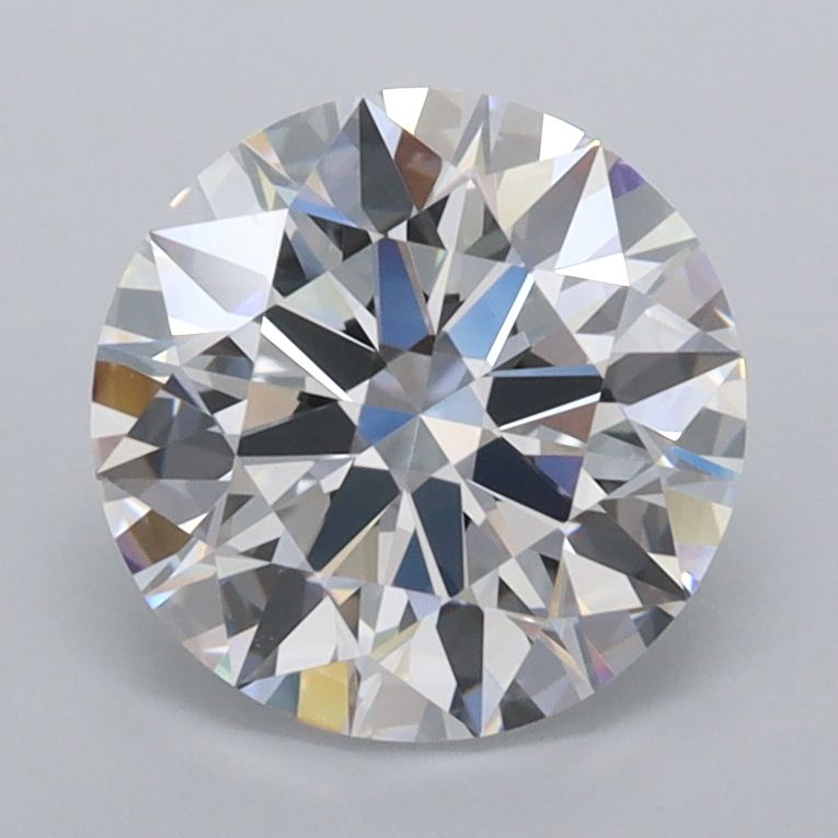 1.97 Carat D-IF Round Lab Diamond